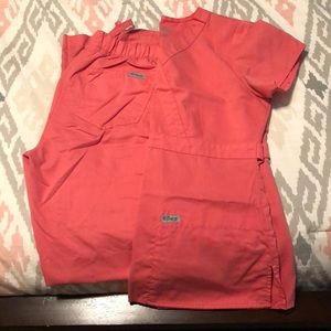 Coral Pink Grey’s Anatomy Scrubs